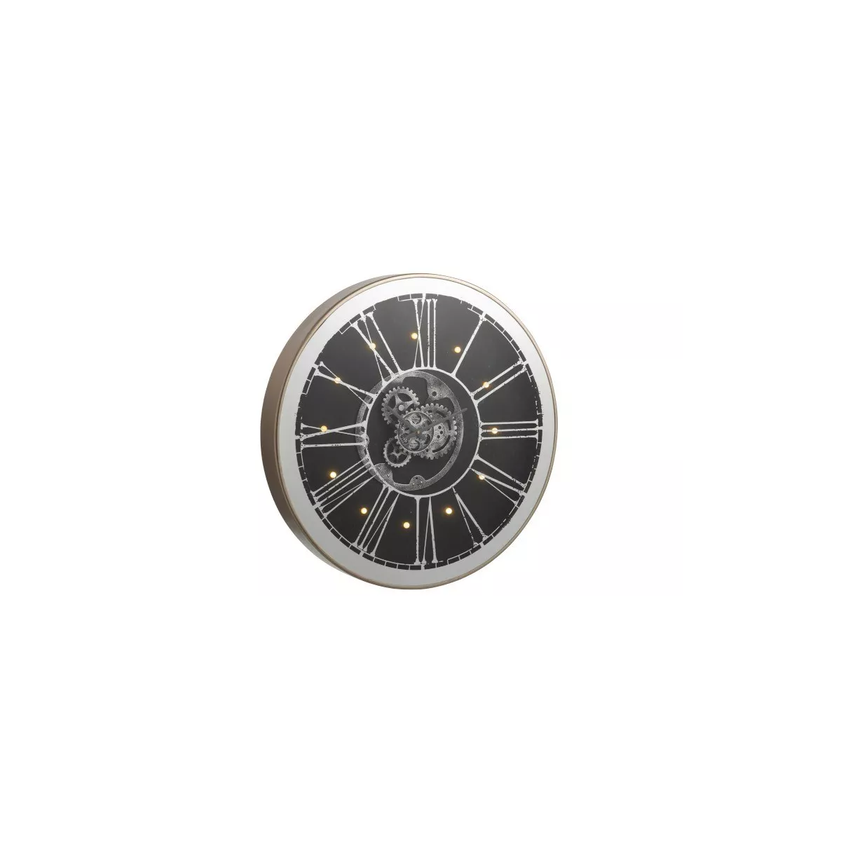 Horloge Industrielle 80x80 avec Led