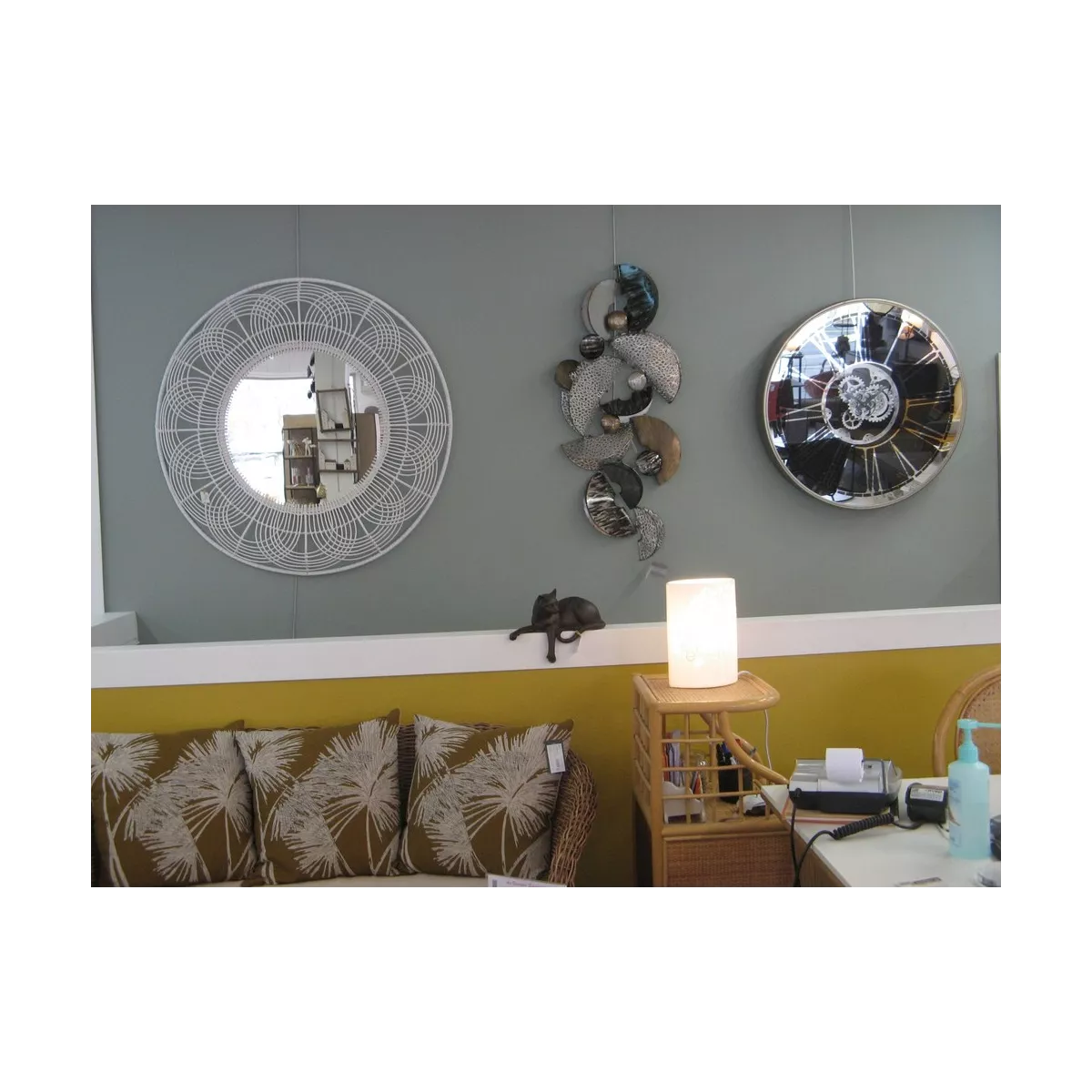 Horloge Industrielle 80x80 avec Led