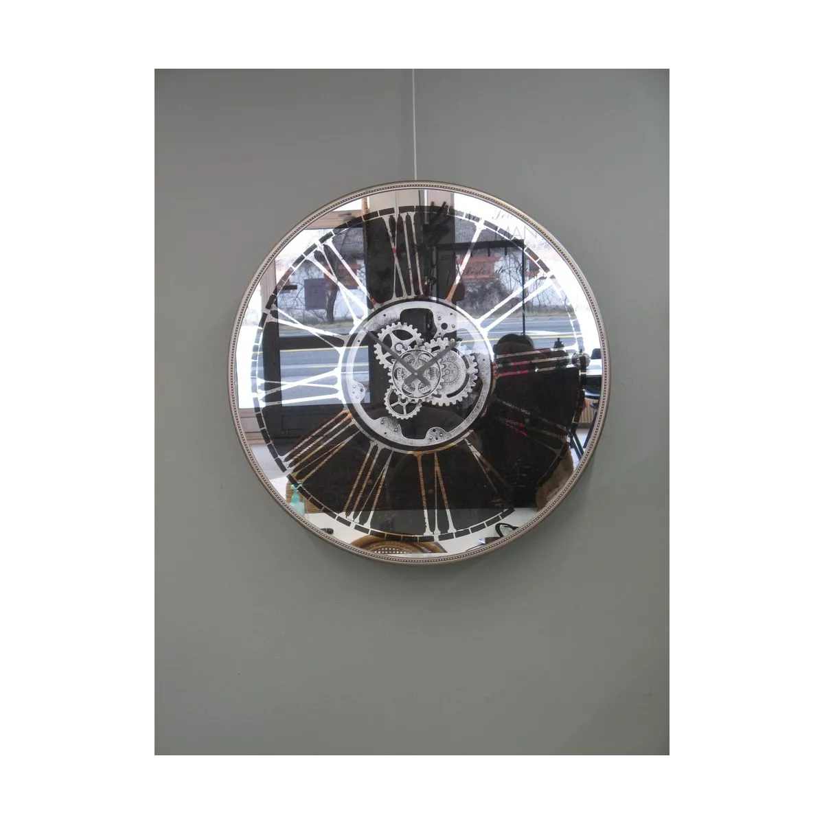 Horloge Industrielle 80x80 avec Led
