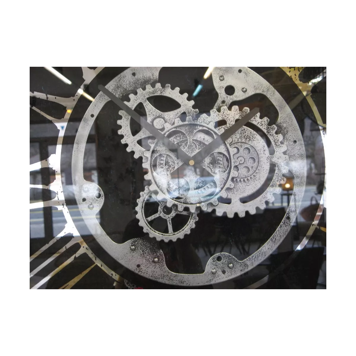 Horloge Industrielle 80x80 avec Led