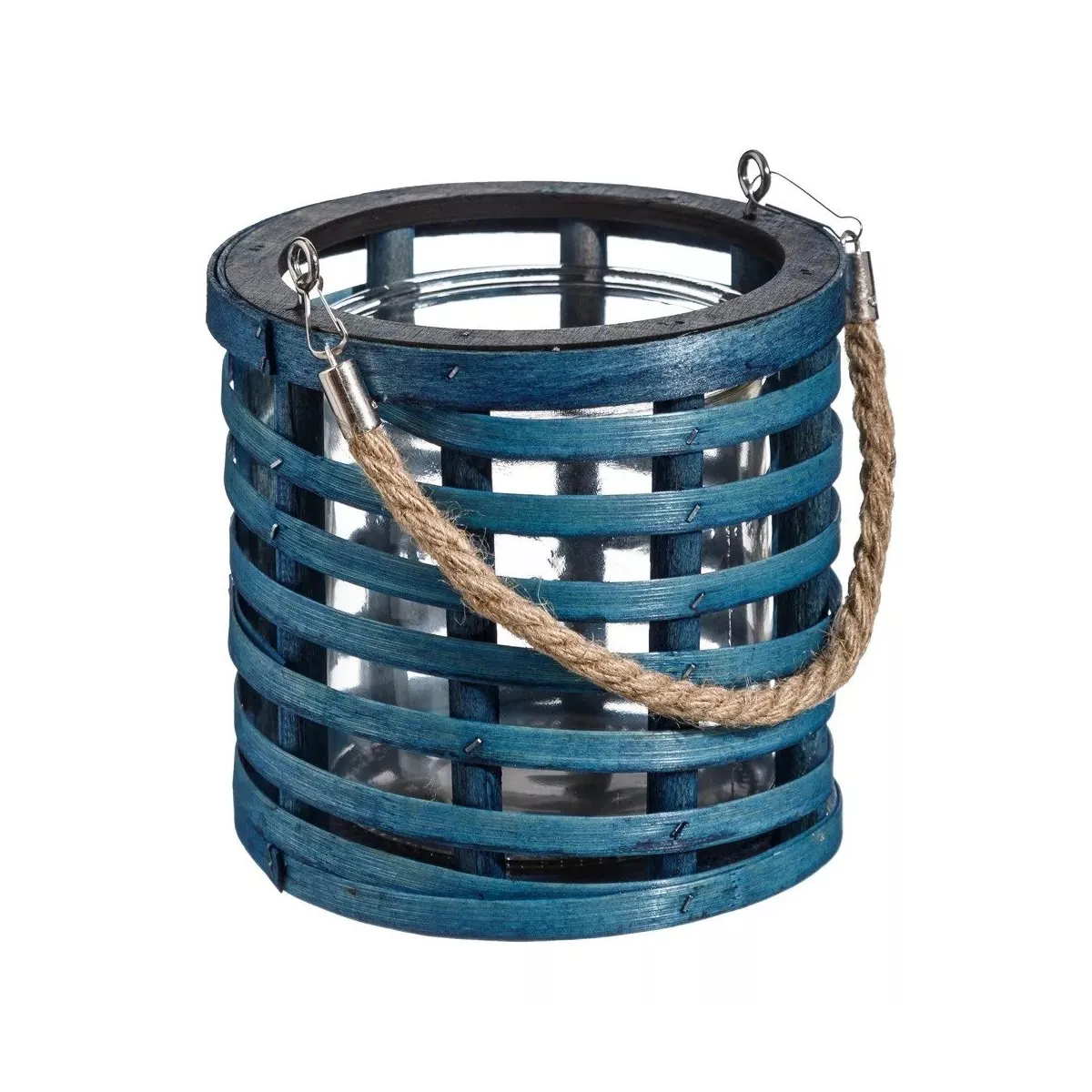 Lanterne Vila Bois Bleu 16x16