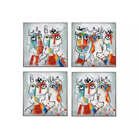 Tableau Picasso Blanc 40x40