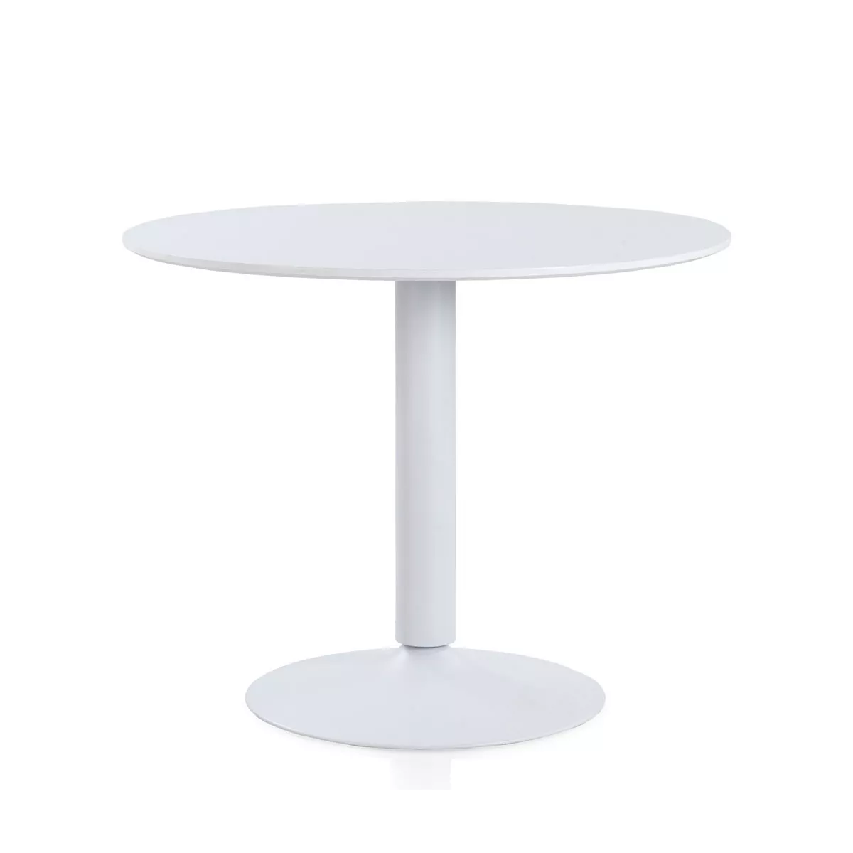 Table Abel ronde 100x100 Blanc