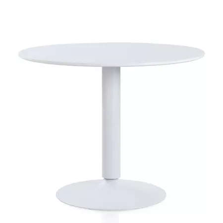 Table Abel ronde 100x100 Blanc