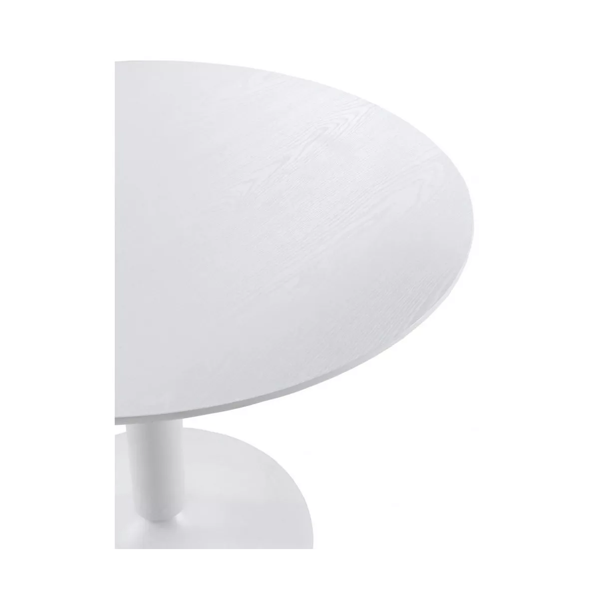 Table Abel ronde 100x100 Blanc
