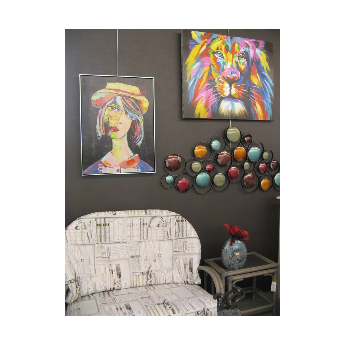 Déco Murale Métal Bahou