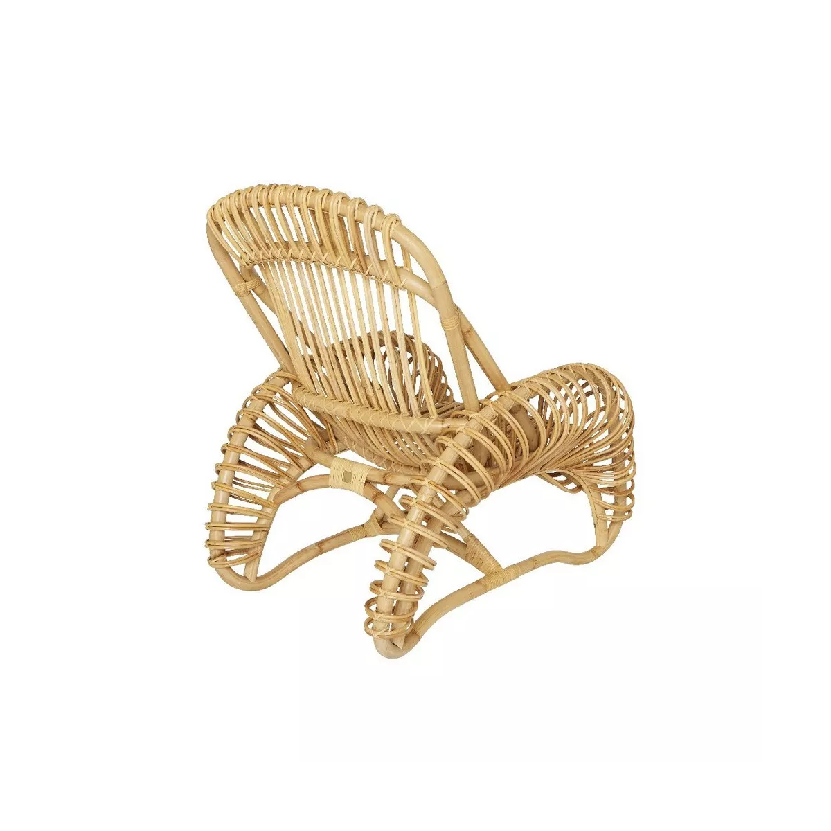 Fauteuil Rotin Boucle Naturel