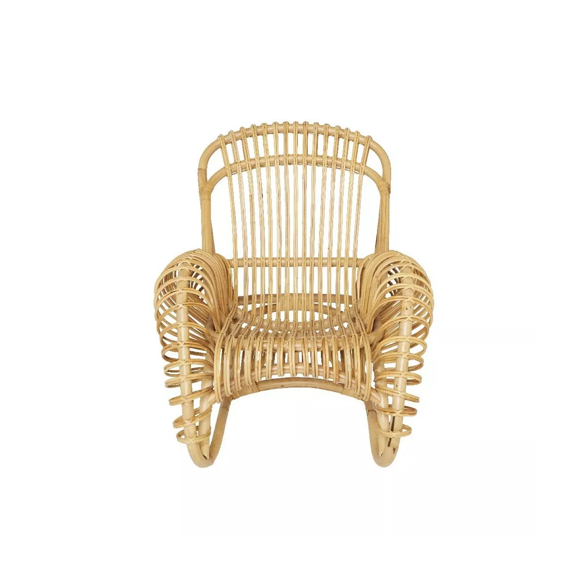 Fauteuil Rotin Boucle Naturel