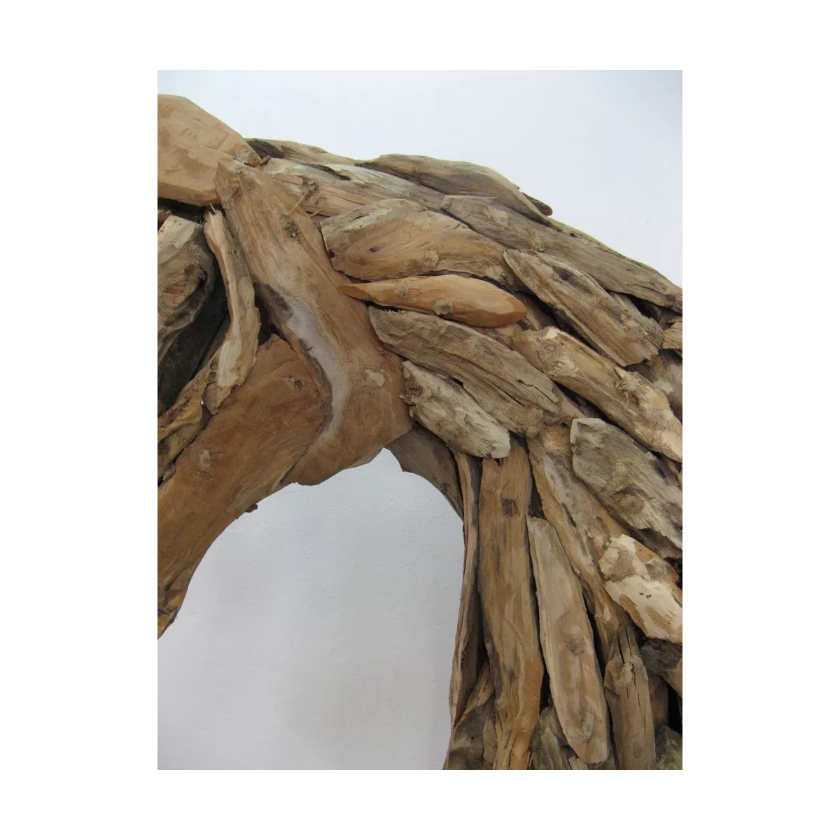 Tête de Cheval en Bois Flotté H.104cm
