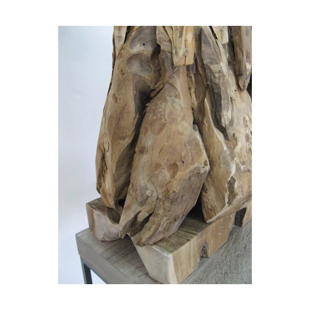 Tête de Cheval en Bois Flotté H.104cm