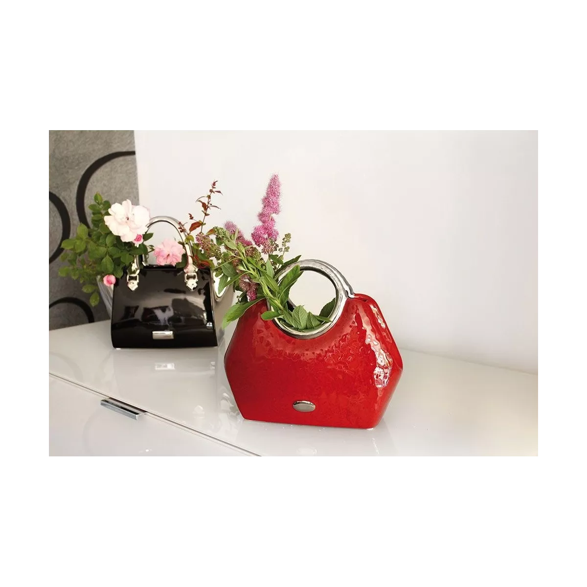 Vase Sac à main Milano rouge