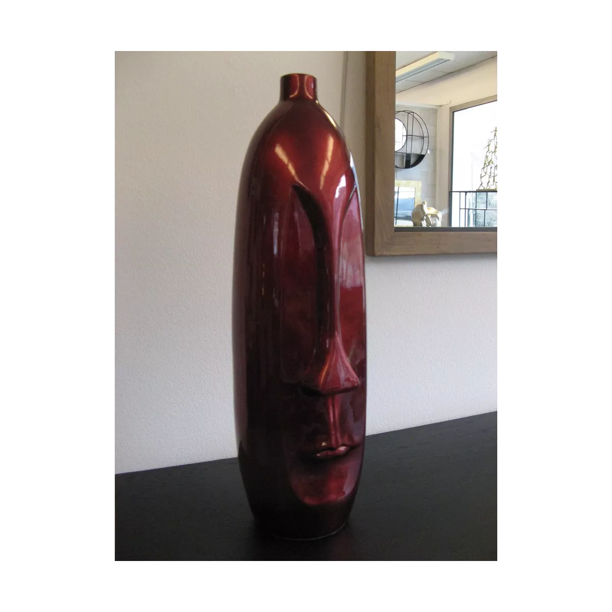 Vase Visage Eloquence H 61 CM