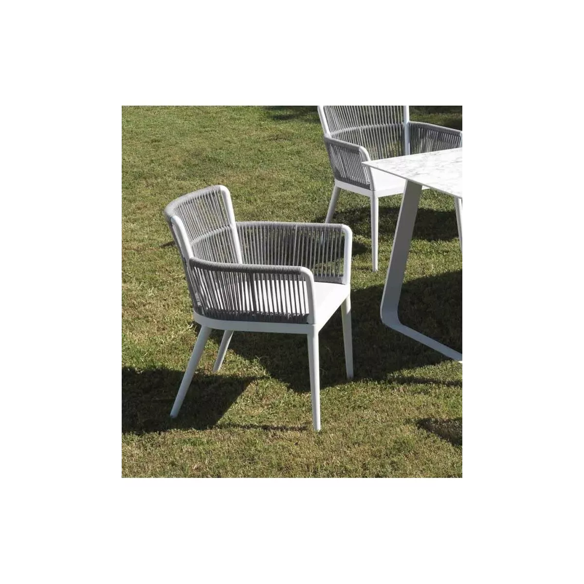 Fauteuil de repas Siena Spécial Extérieur Aluminium et Textilene