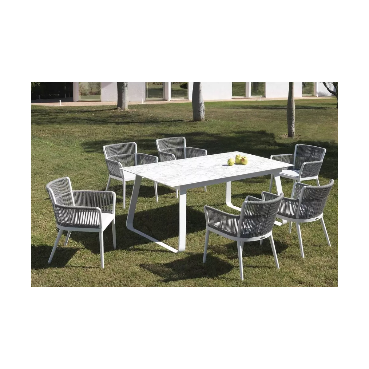 Fauteuil de repas Siena Spécial Extérieur Aluminium et Textilene