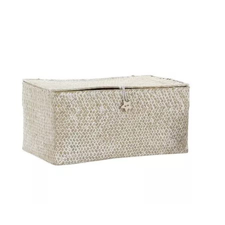 Corbeille en Fibres naturelles Blanchies 36x23