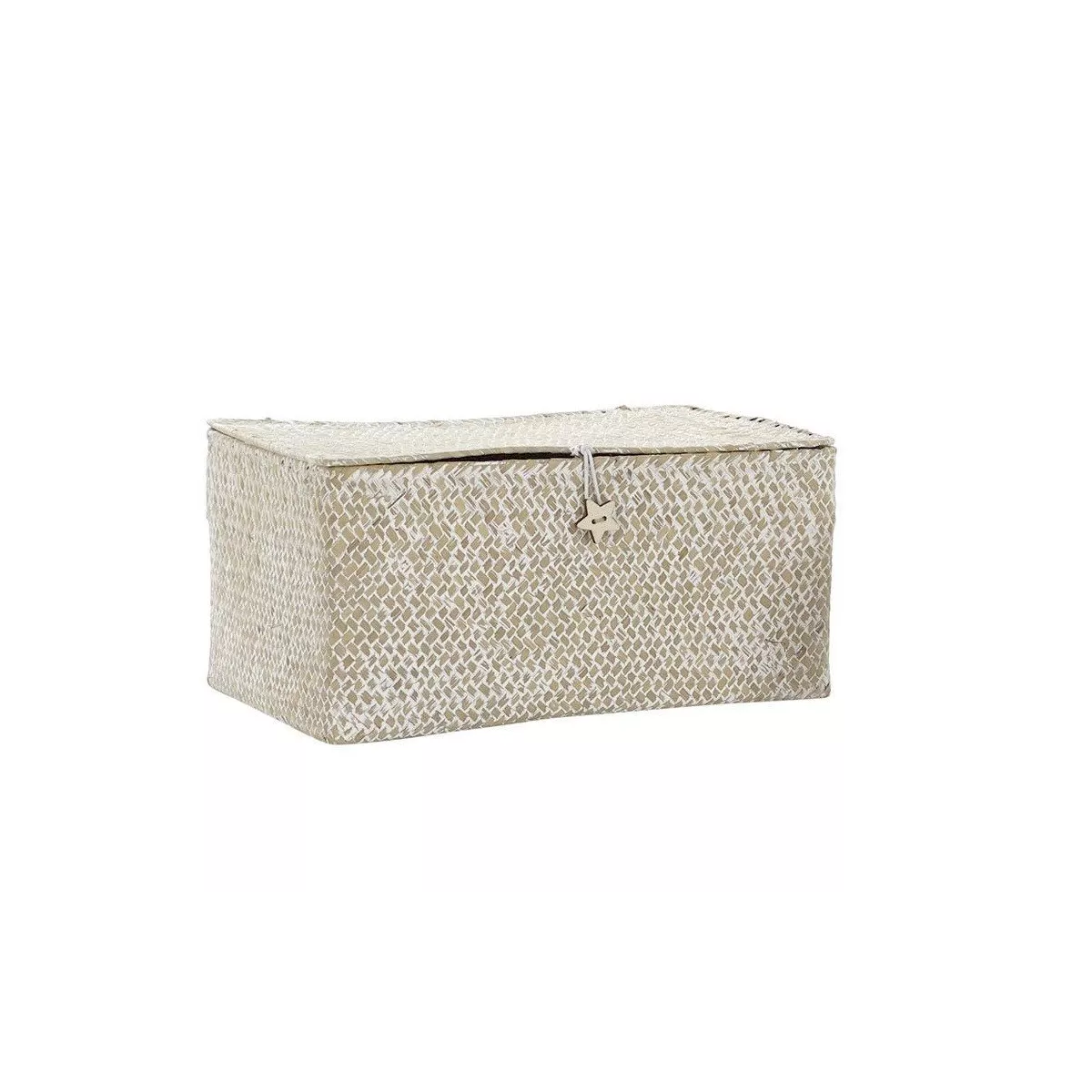 Corbeille en Fibres naturelles Blanchies 26x13