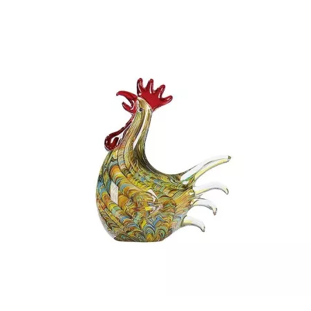 Poule en pate de verre