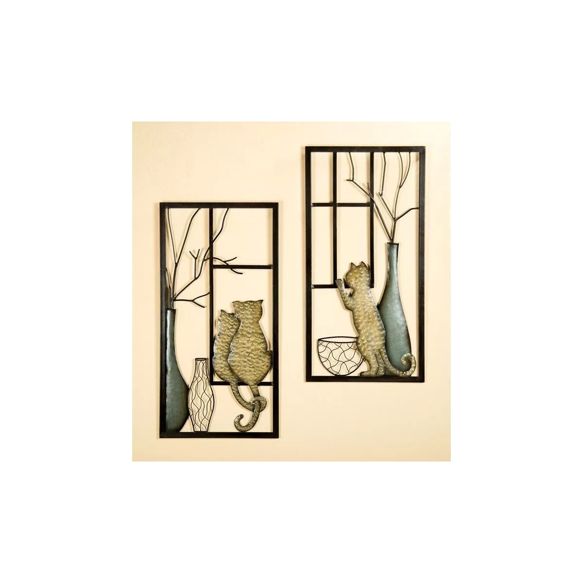 Décoration Murale Chat H.80cm