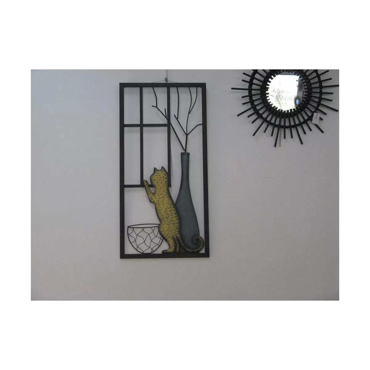 Décoration Murale Chat H.80cm