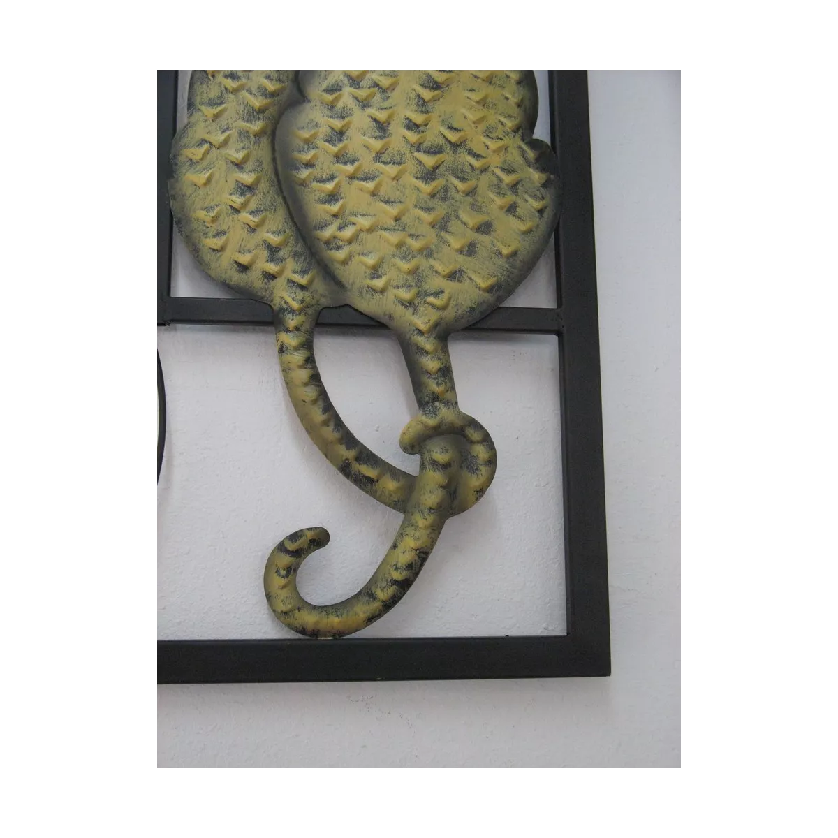 Décoration Murale 2 Chats H.80cm