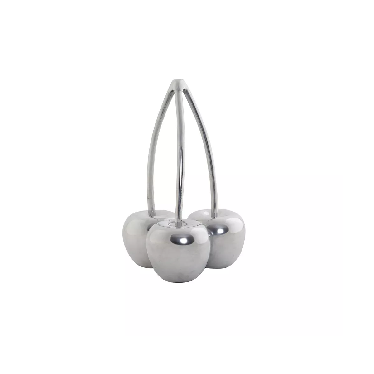 Statue 3 Cerises Argent