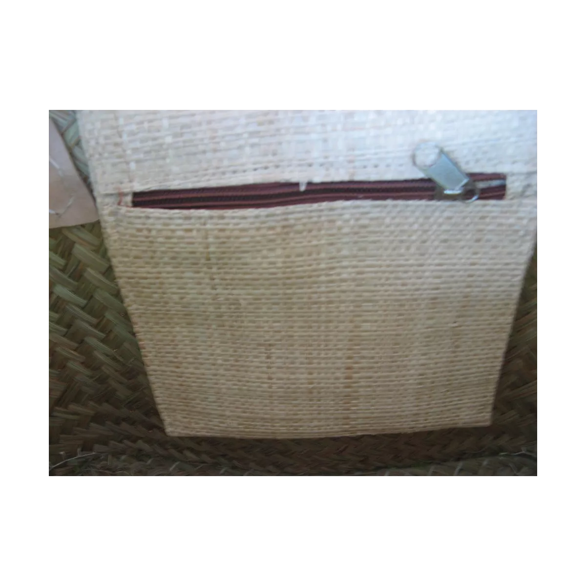Sac Marinière Rouge en Rabanne