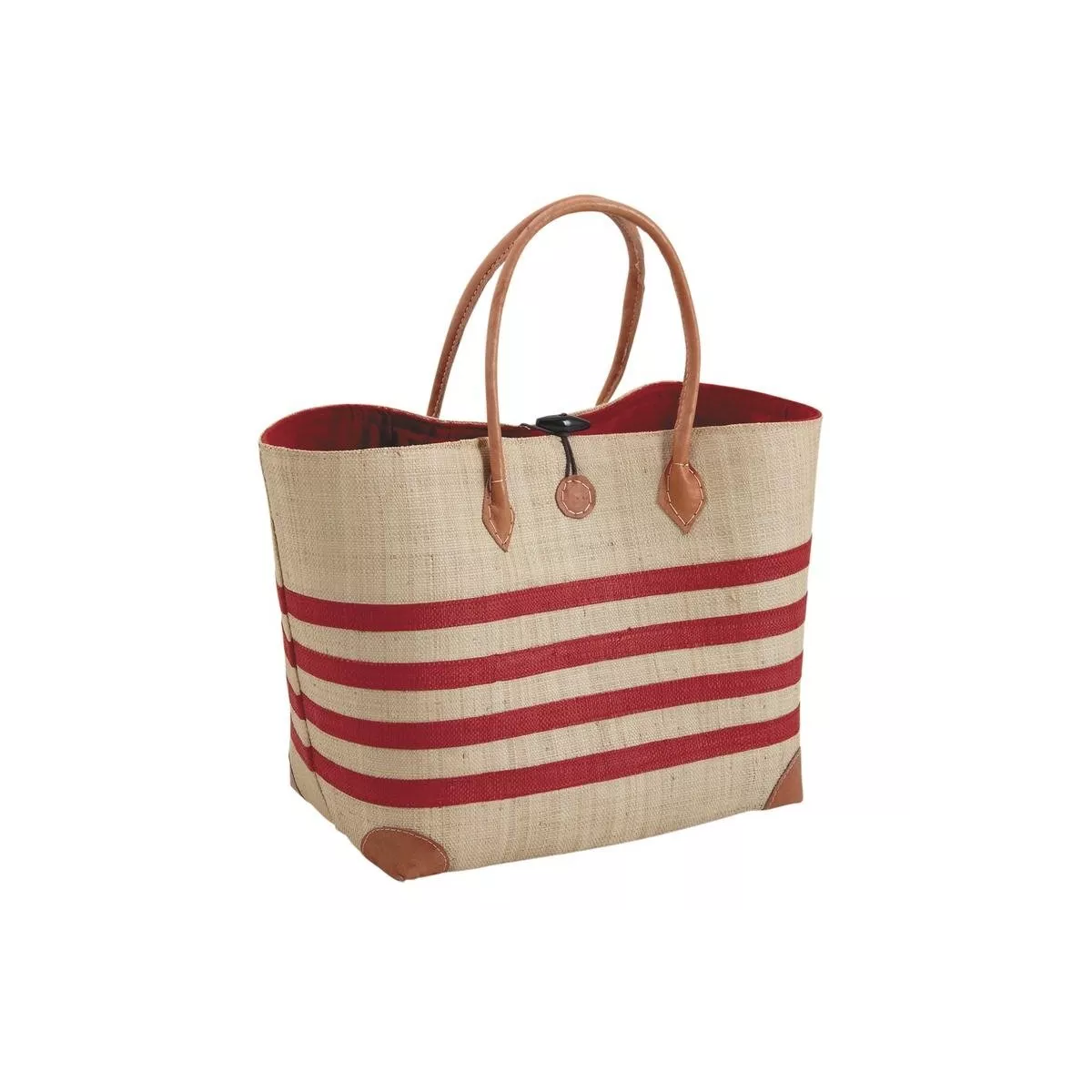 Sac Marinière Rouge en Rabanne