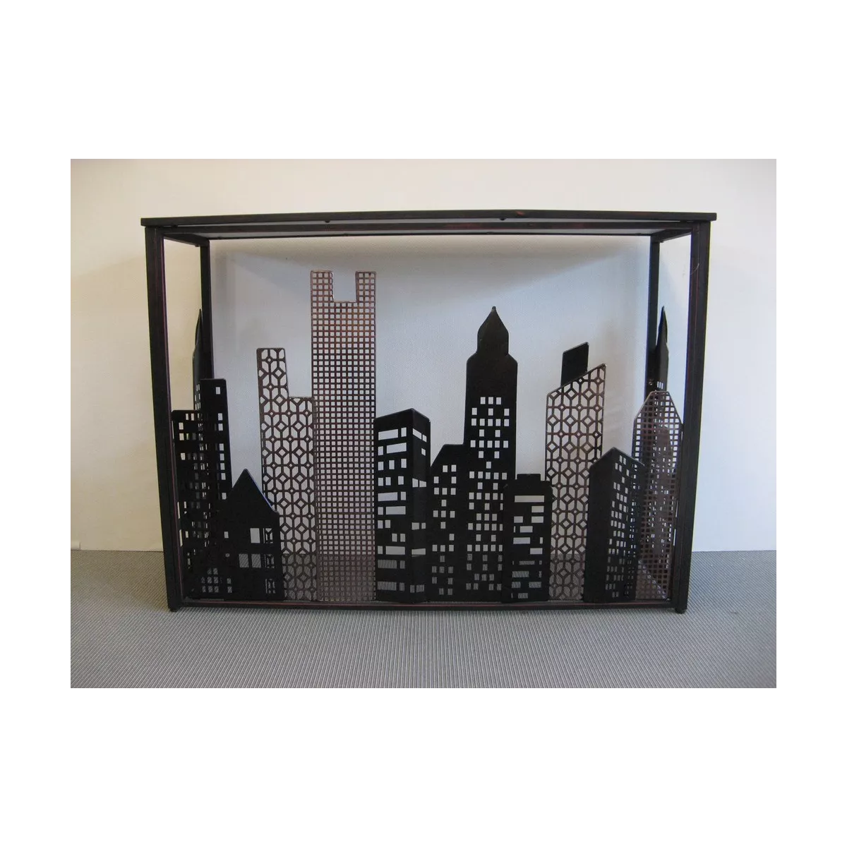 console métal ville Building 110x36