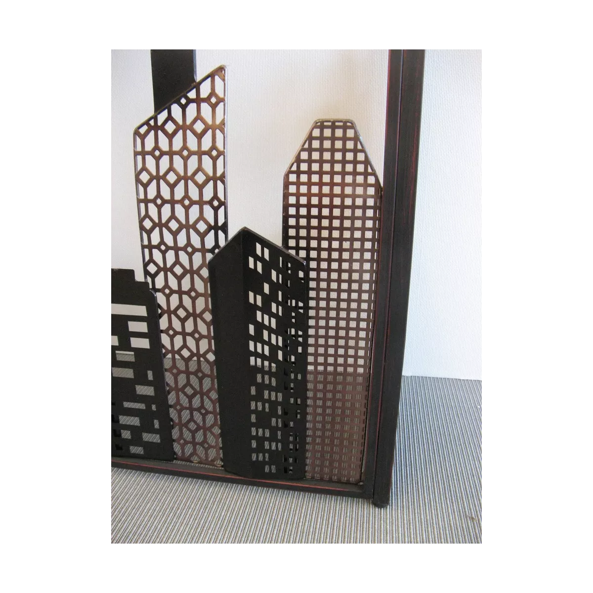 console métal ville Building 110x36