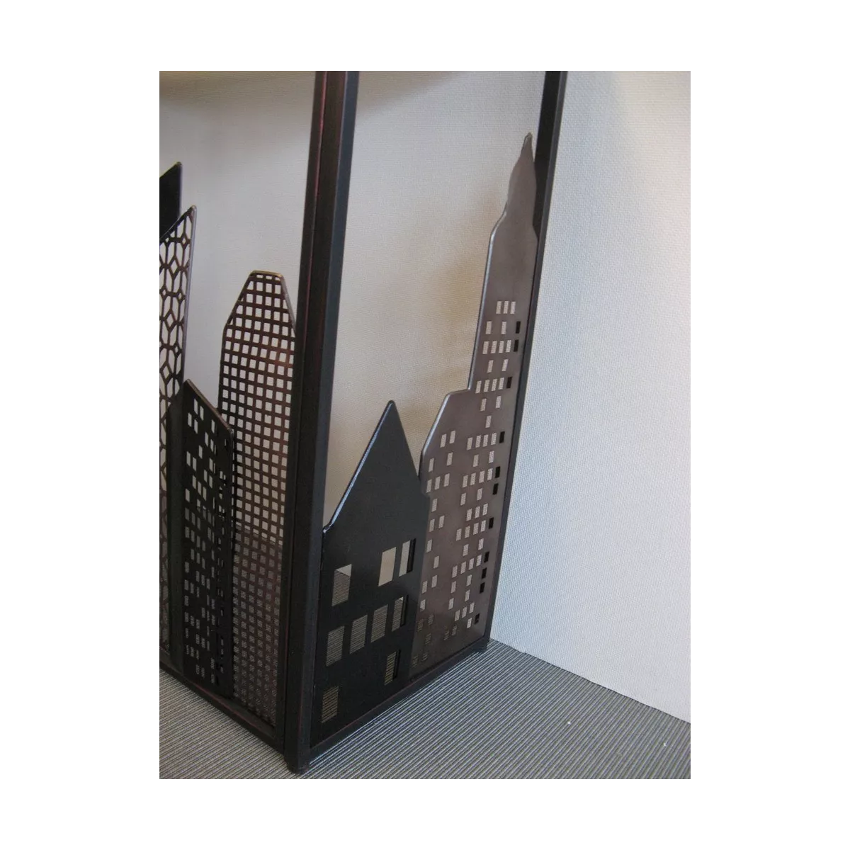 console métal ville Building 110x36