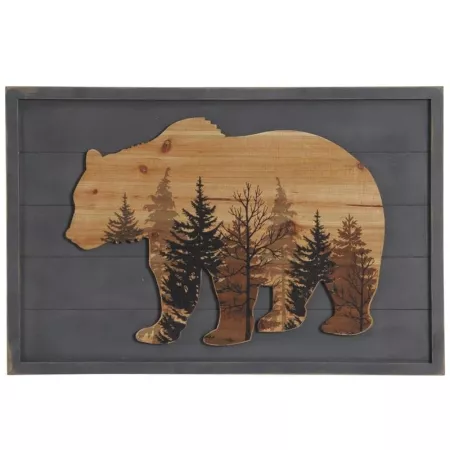 Tableau en bois Ours