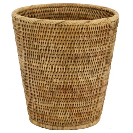 Corbeille Papier Rotin Naturel 25cm