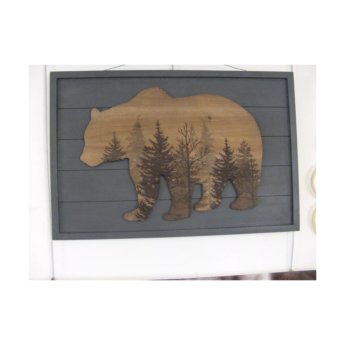 Tableau en bois Ours