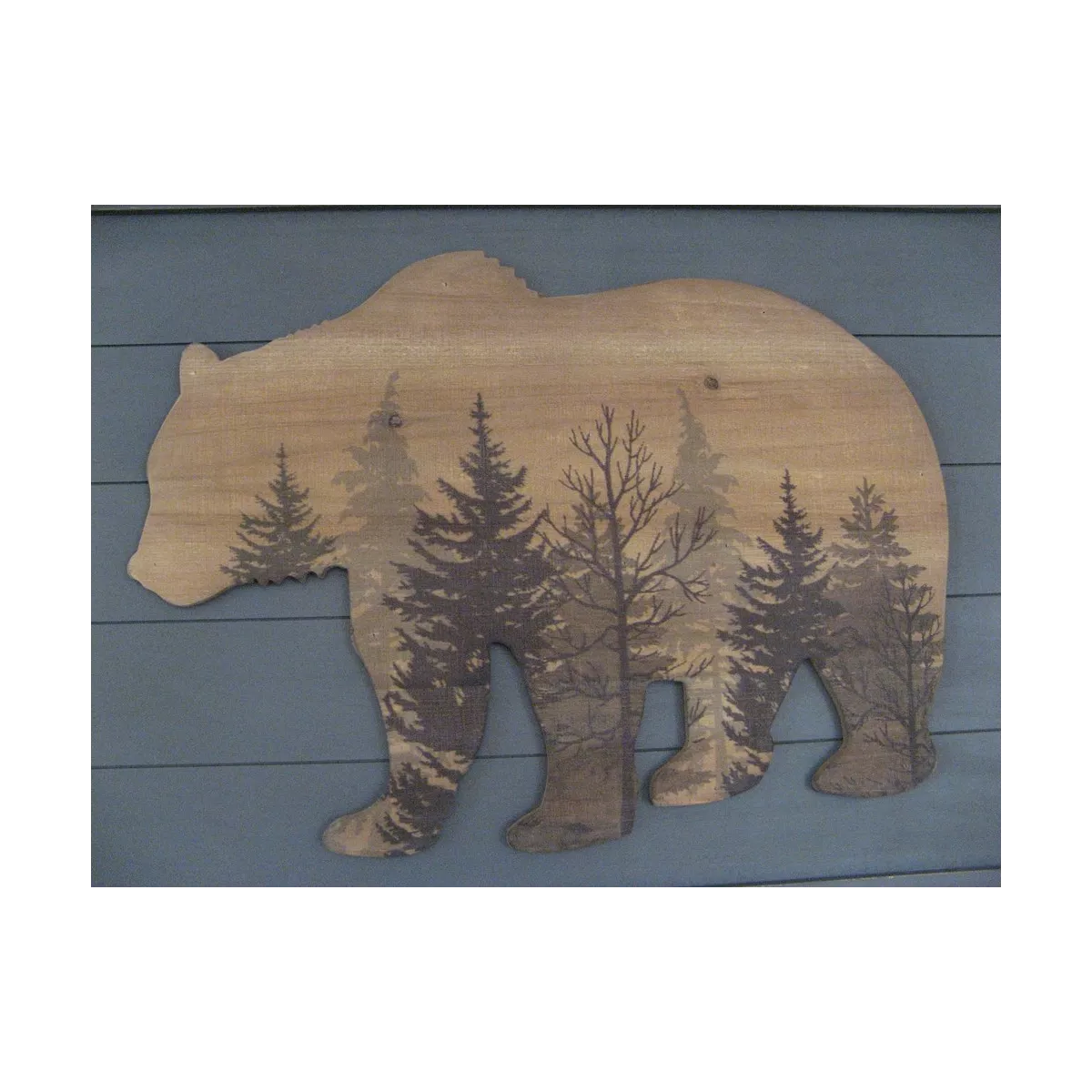 Tableau en bois Ours