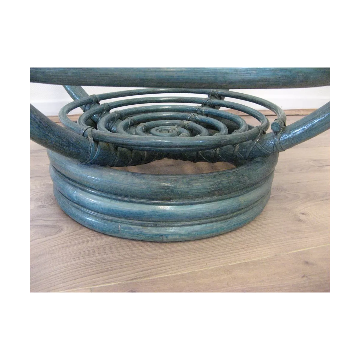 Table Basse Luna 70x70 Bleu