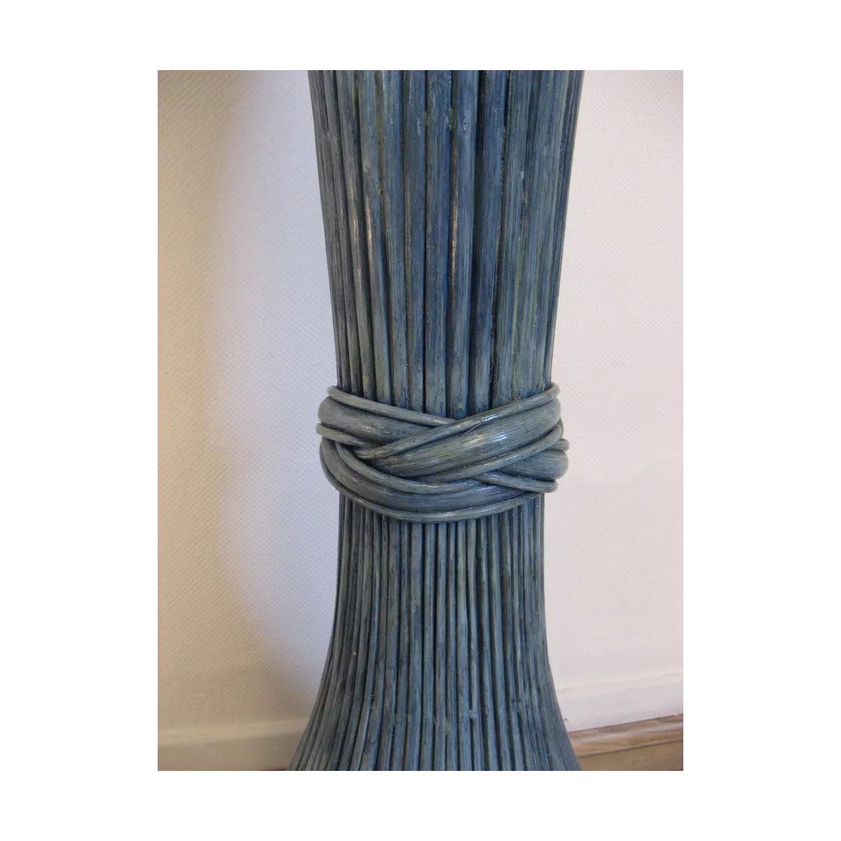 Colonne Gerbe de Blé H.92 cm Bleu