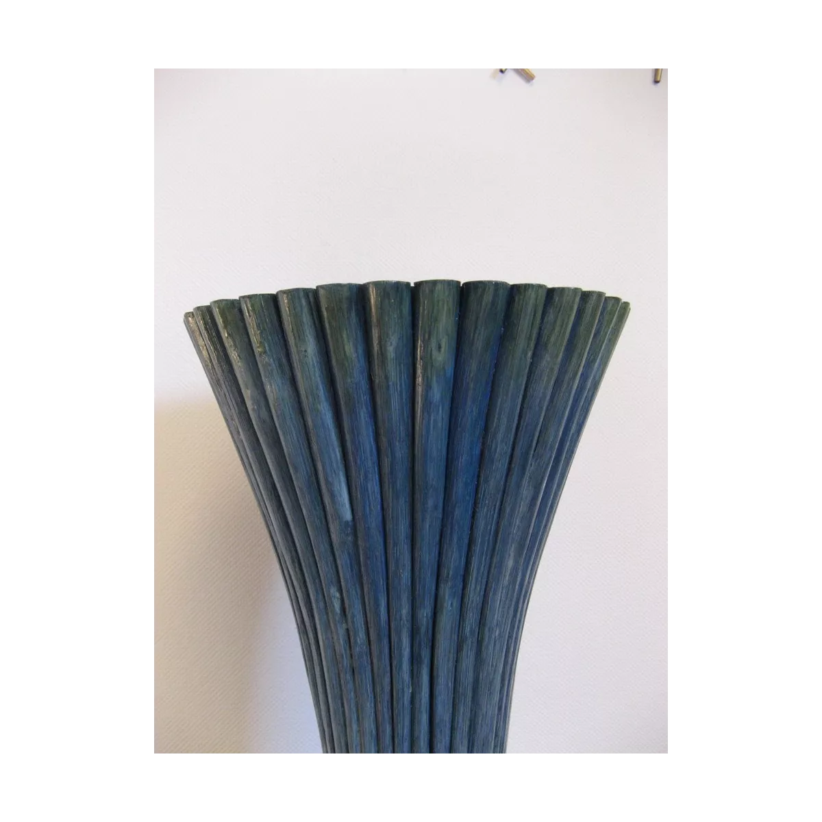 Colonne Gerbe de Blé H.92 cm Bleu