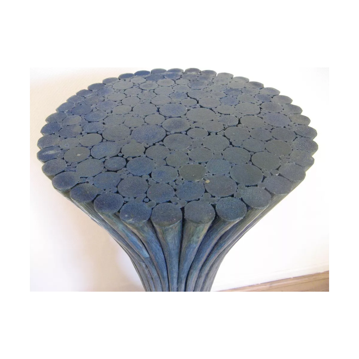 Colonne Gerbe de Blé H.92 cm Bleu