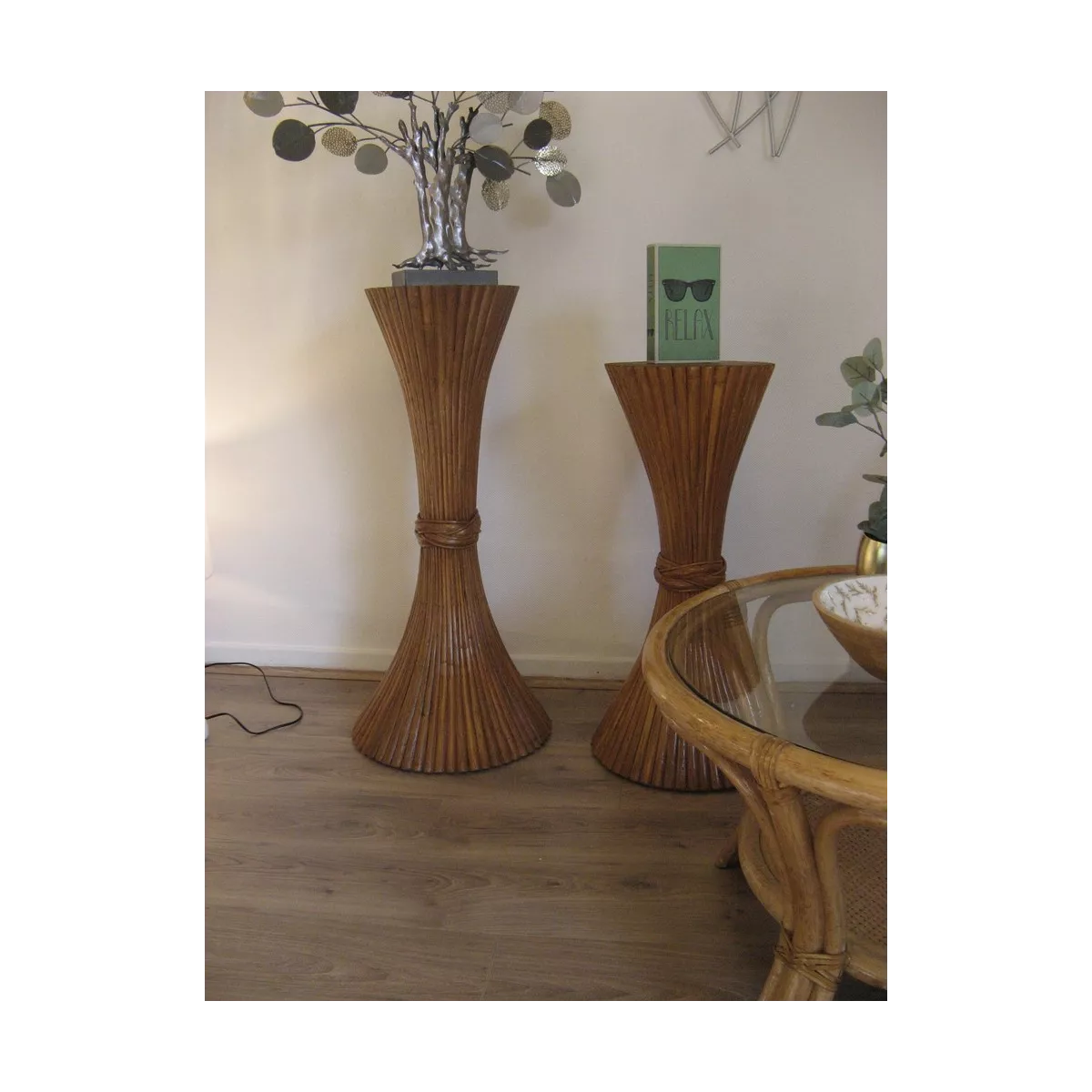 Colonne Gerbe de Blé H.78 cm Miel