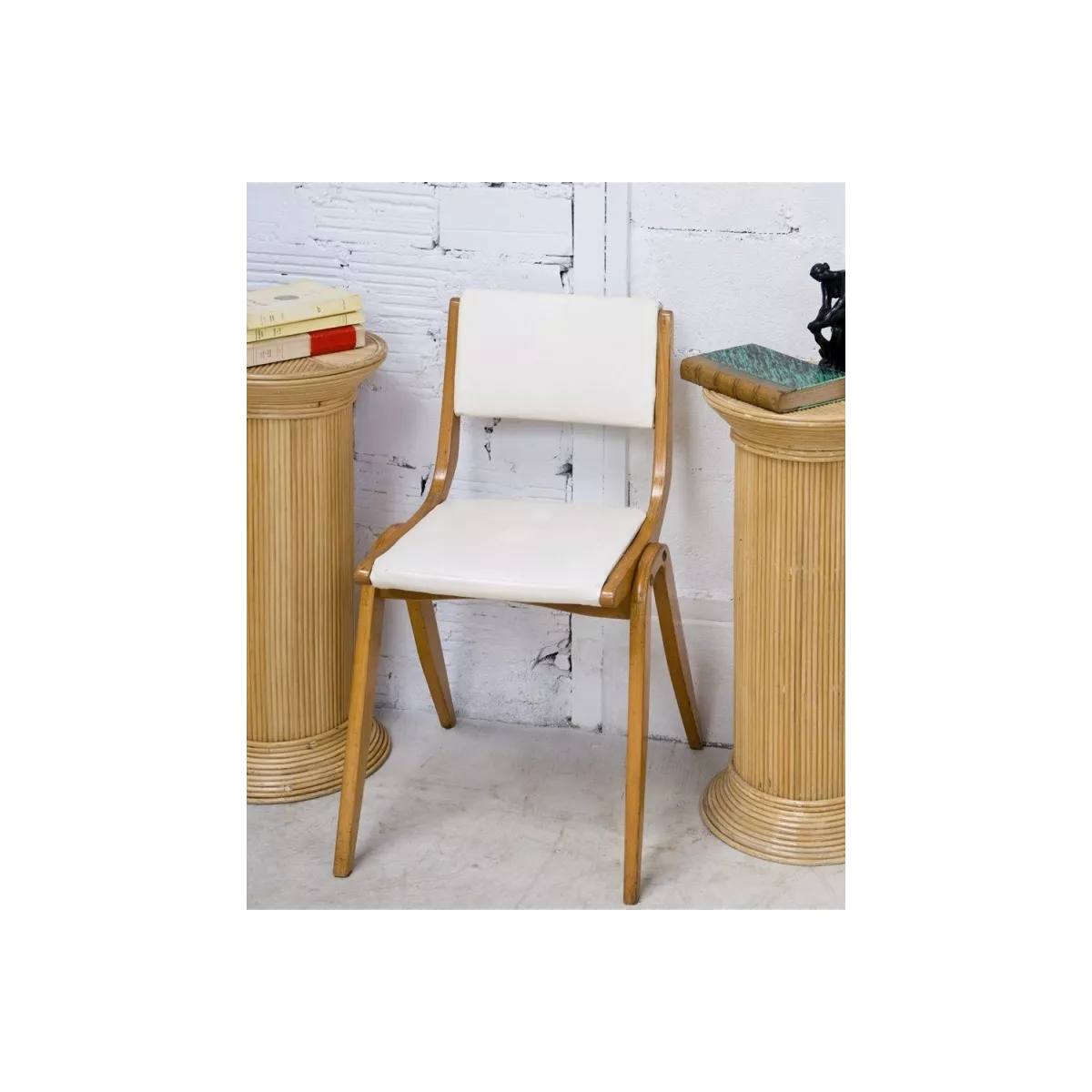 Colonne Romaine en Rotin H.67 cm Naturel