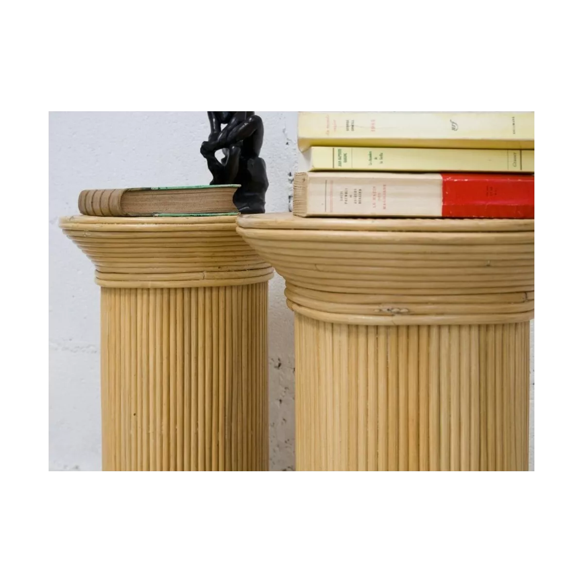 Colonne Romaine en Rotin H.67 cm Naturel
