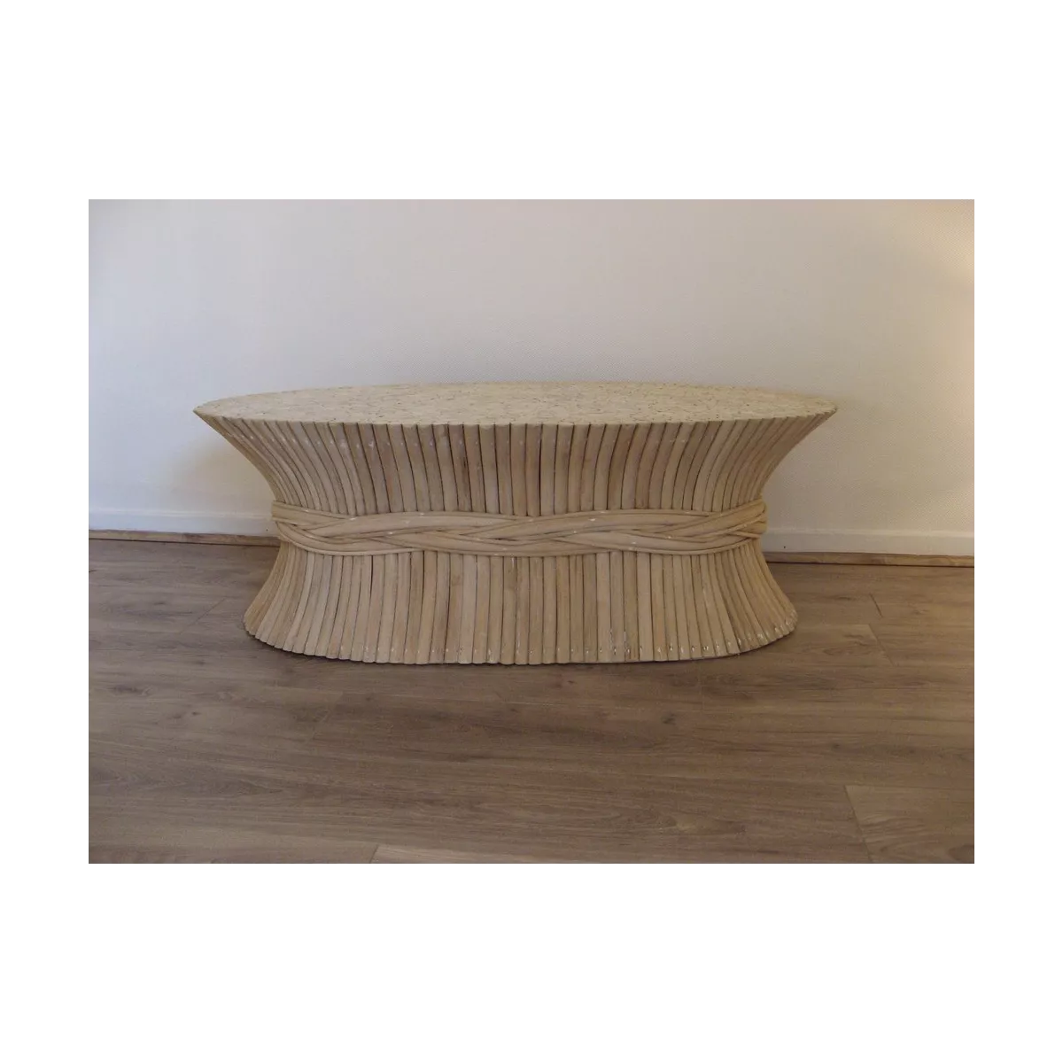 Table Basse  Gerbe de Blé 114x60 Brut