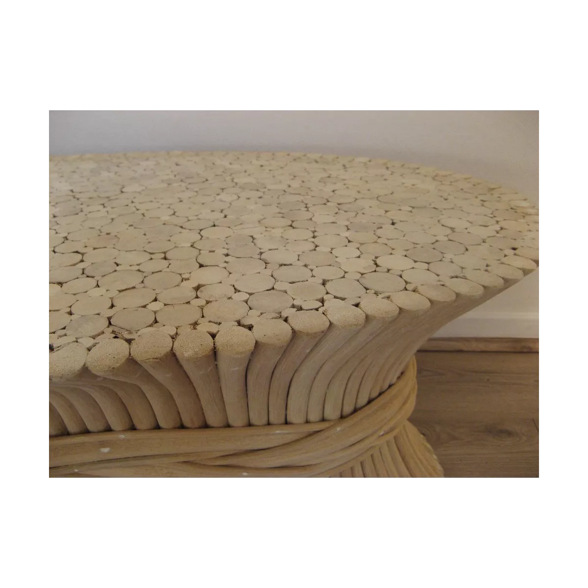 Table Basse  Gerbe de Blé 114x60 Brut