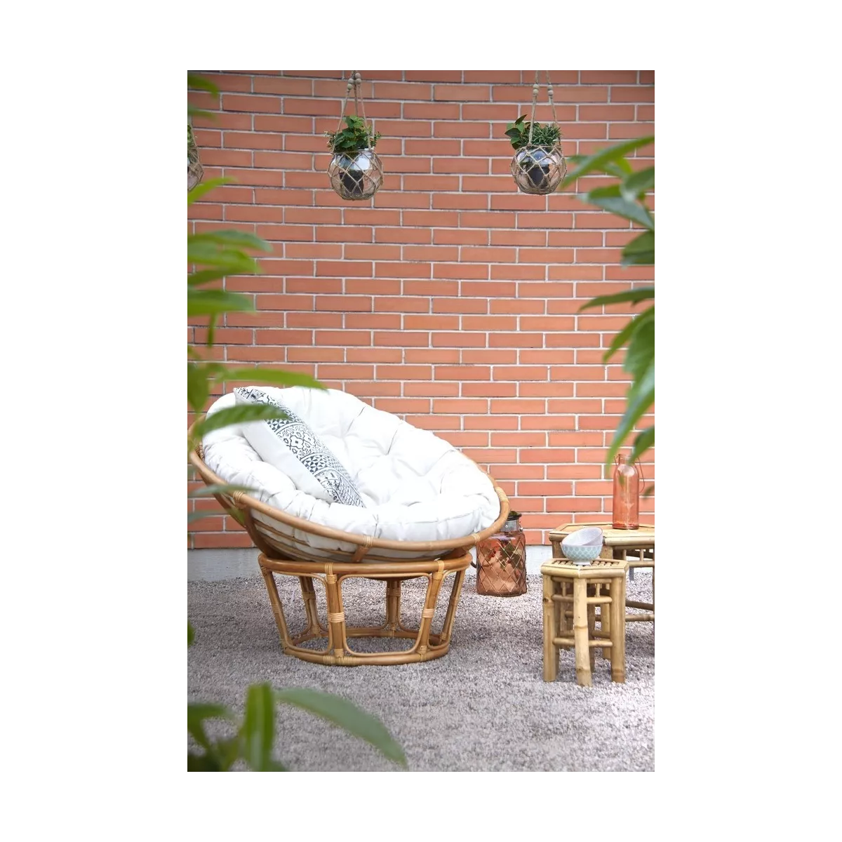 Coussin  Loveuse Rotin