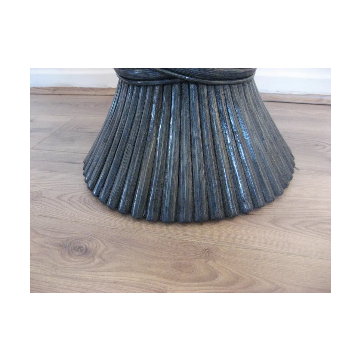 Colonne Gerbe de Blé H.40 cm Bleu