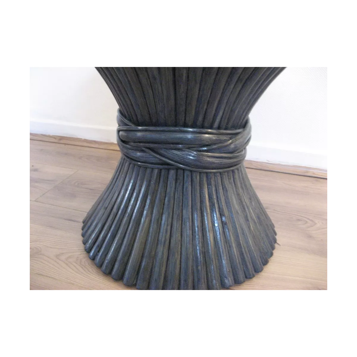 Colonne Gerbe de Blé H.40 cm Bleu