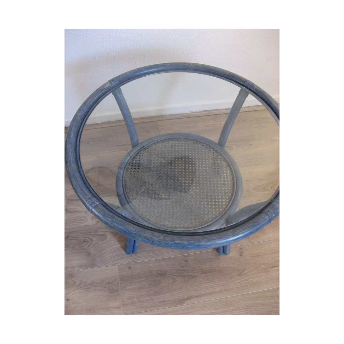 Table basse Datuk Bleu 70x70