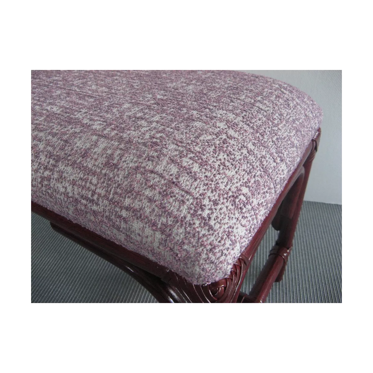 Pouf double en Rotin Sydney Prune