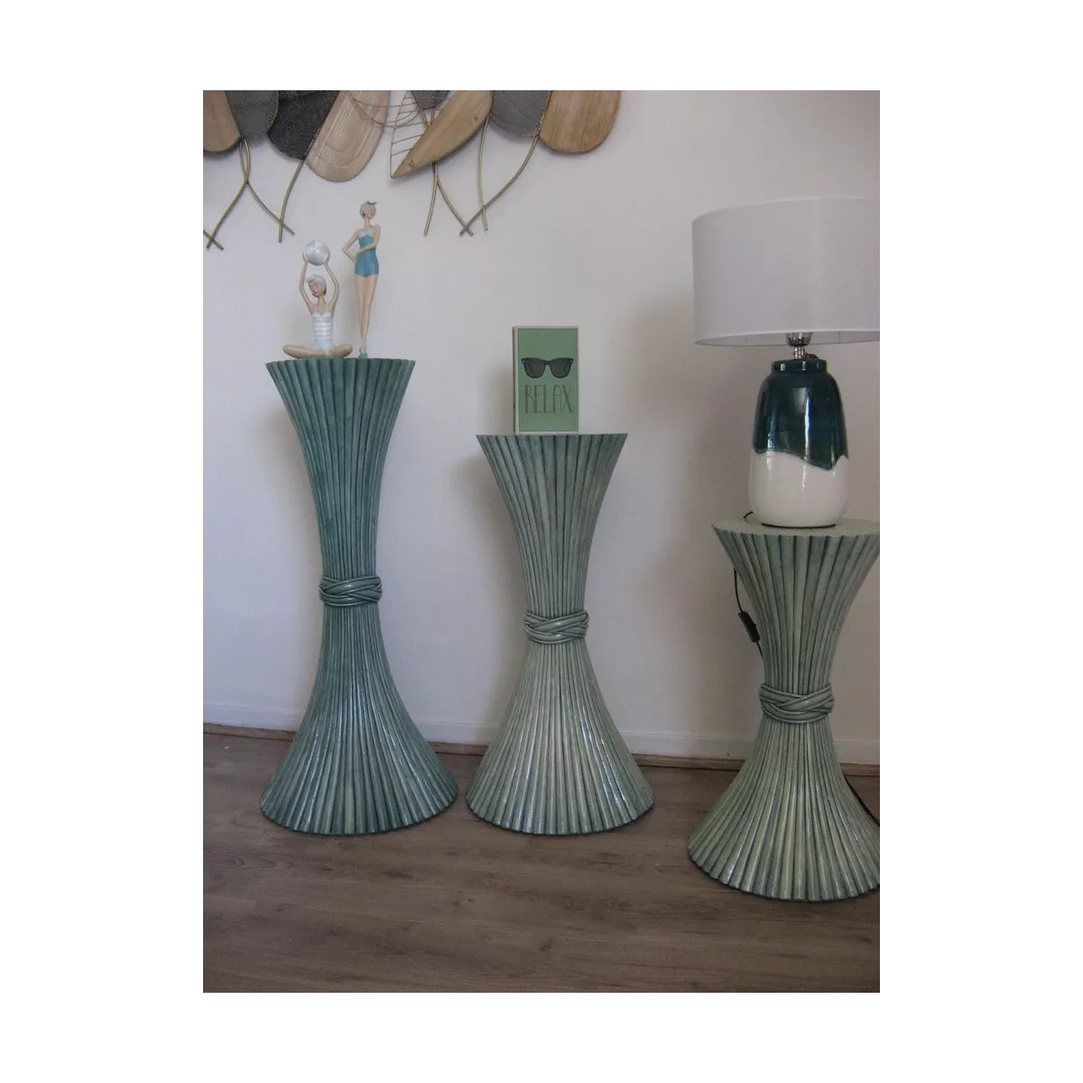 Colonne Gerbe de Blé H.92 cm Mare