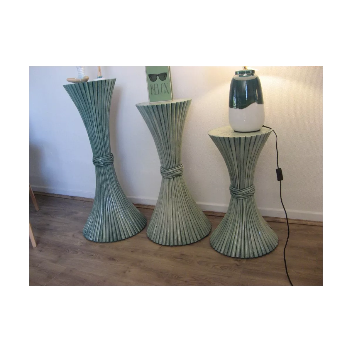 Colonne Gerbe de Blé H.92 cm Mare